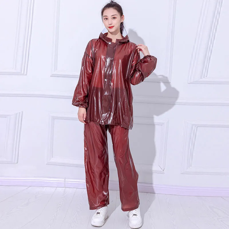 Fashion Transparent Two-piece  - огляд і ціна Women'S Fashion Raincoat