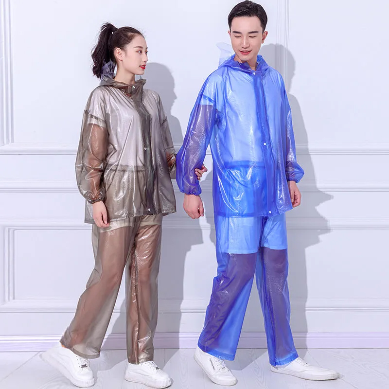 Fashion Transparent Two-piece  - огляд і ціна Women'S Fashion Raincoat
