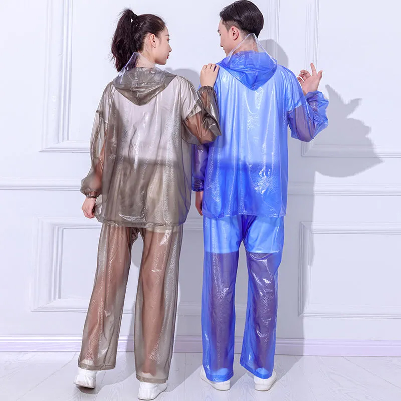 Fashion Transparent Two-piece  - огляд і ціна Women'S Fashion Raincoat