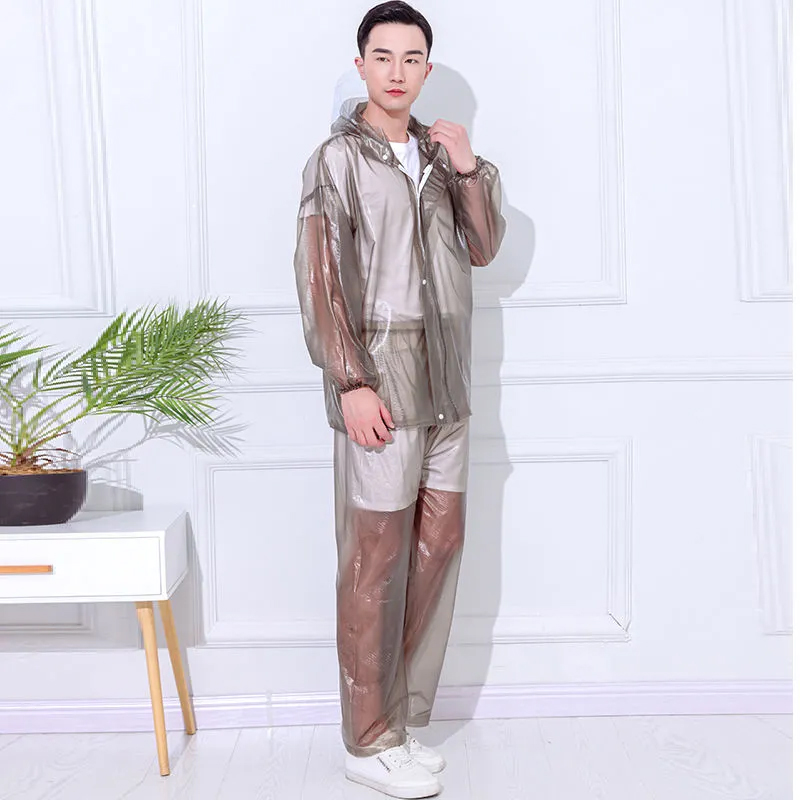Fashion Transparent Two-piece  - огляд і ціна Women'S Fashion Raincoat