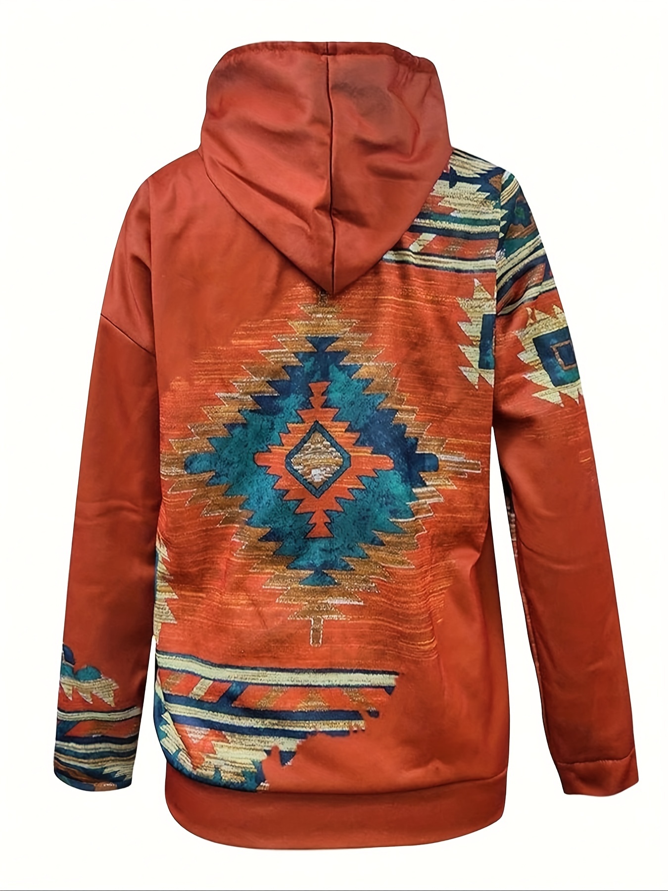 Women Plus Size Rust Western A - огляд і ціна Hoodie Women Oversized