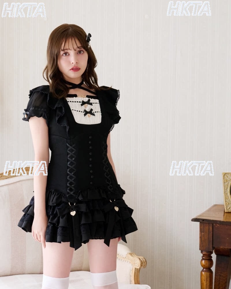 Liz Japanese Sweet Fairy Ruffl - огляд і ціна Ruched Dress Mini