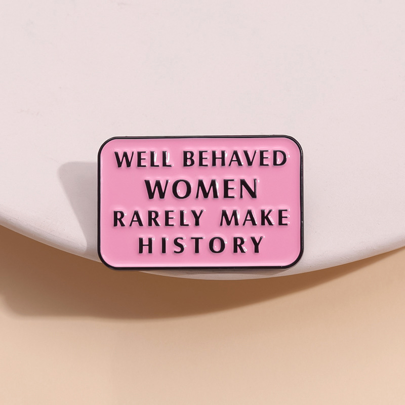Girl Power Enamel Brooches Fem - огляд і ціна Women Fashion History