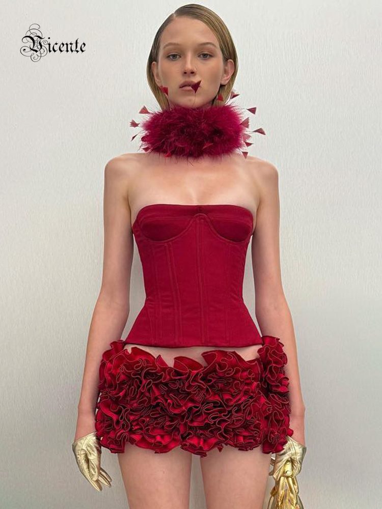 VC Christmas Dress Strapless R - огляд і ціна Ruched Dress Mini