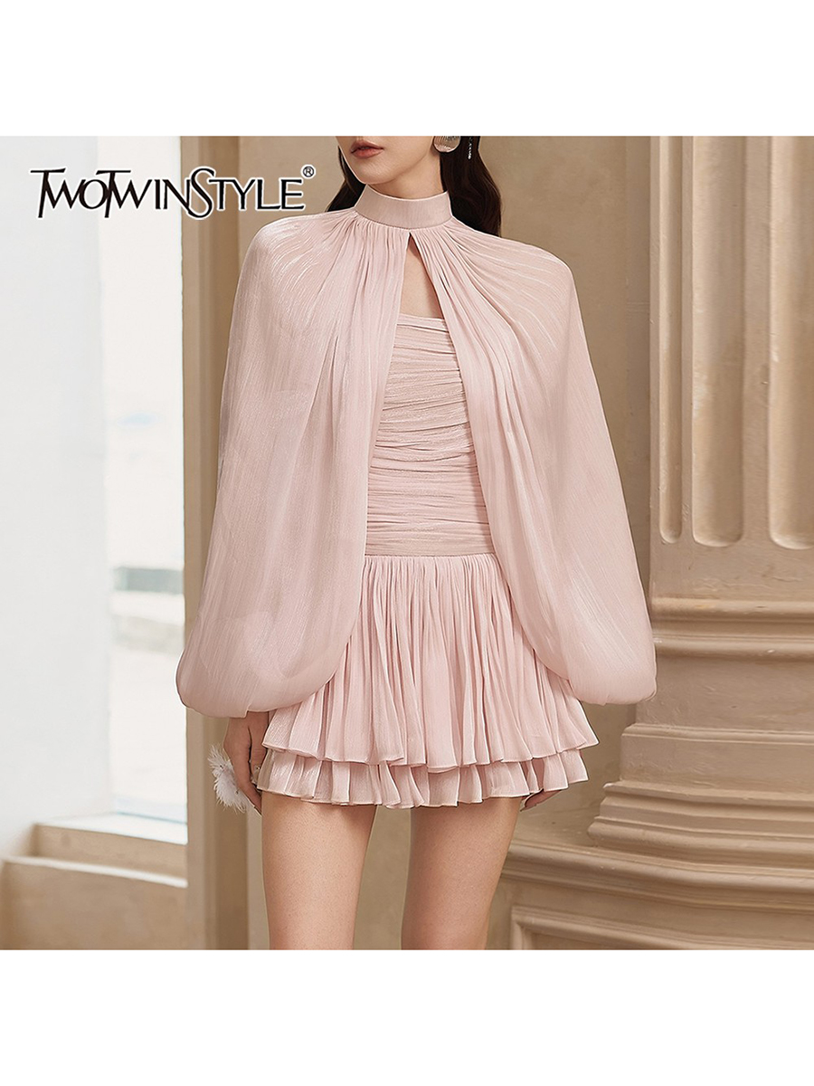 TWOTWINSTYLE Sweet Spliced Shi - огляд і ціна Ruched Dress Mini