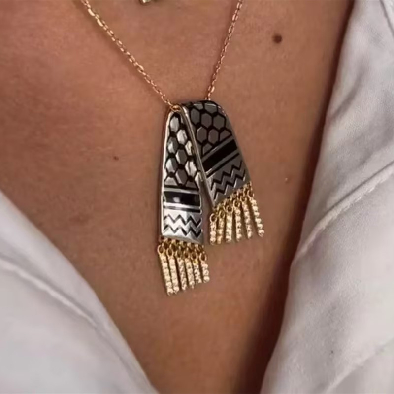 Stainless Steel Scarf Shape Zi - огляд і ціна Women Fashion Qatar
