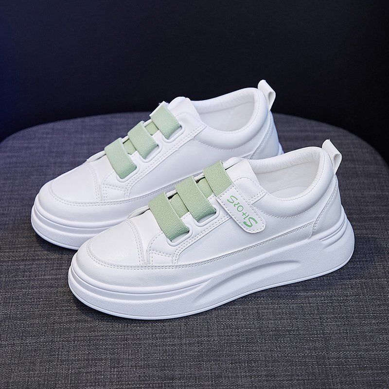 High Top White Sneakers 2025 W - огляд і ціна Women'S Fashion Velcro Sneakers