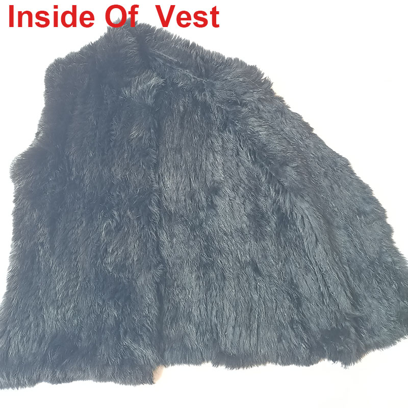 2023 Winter Black Knitted Real - огляд і ціна Women'S Fashion Gilet