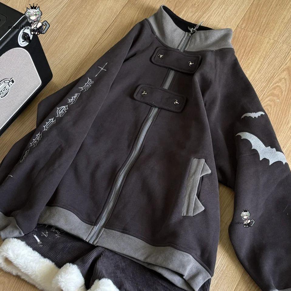 Y2K Gothic Zip Up Hoodie Women - огляд і ціна Hoodie Women Oversized