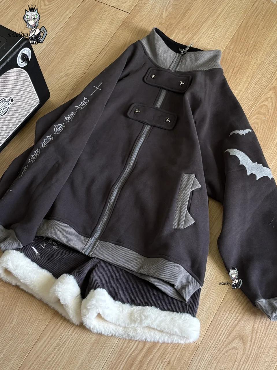 Y2K Gothic Zip Up Hoodie Women - огляд і ціна Hoodie Women Oversized