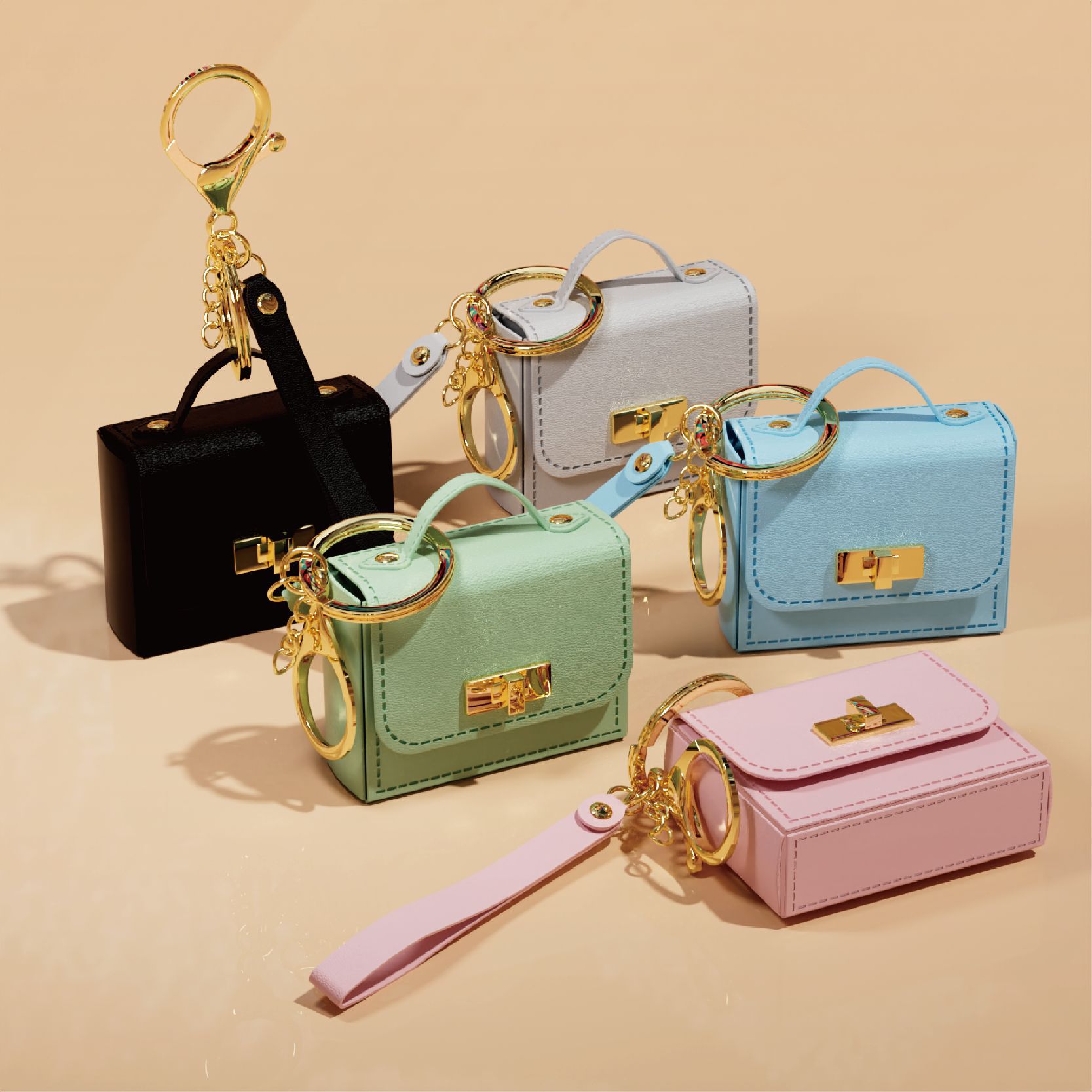 Mini Key Chain Pouch Leather H - огляд і ціна Women'S Ysl Fashion