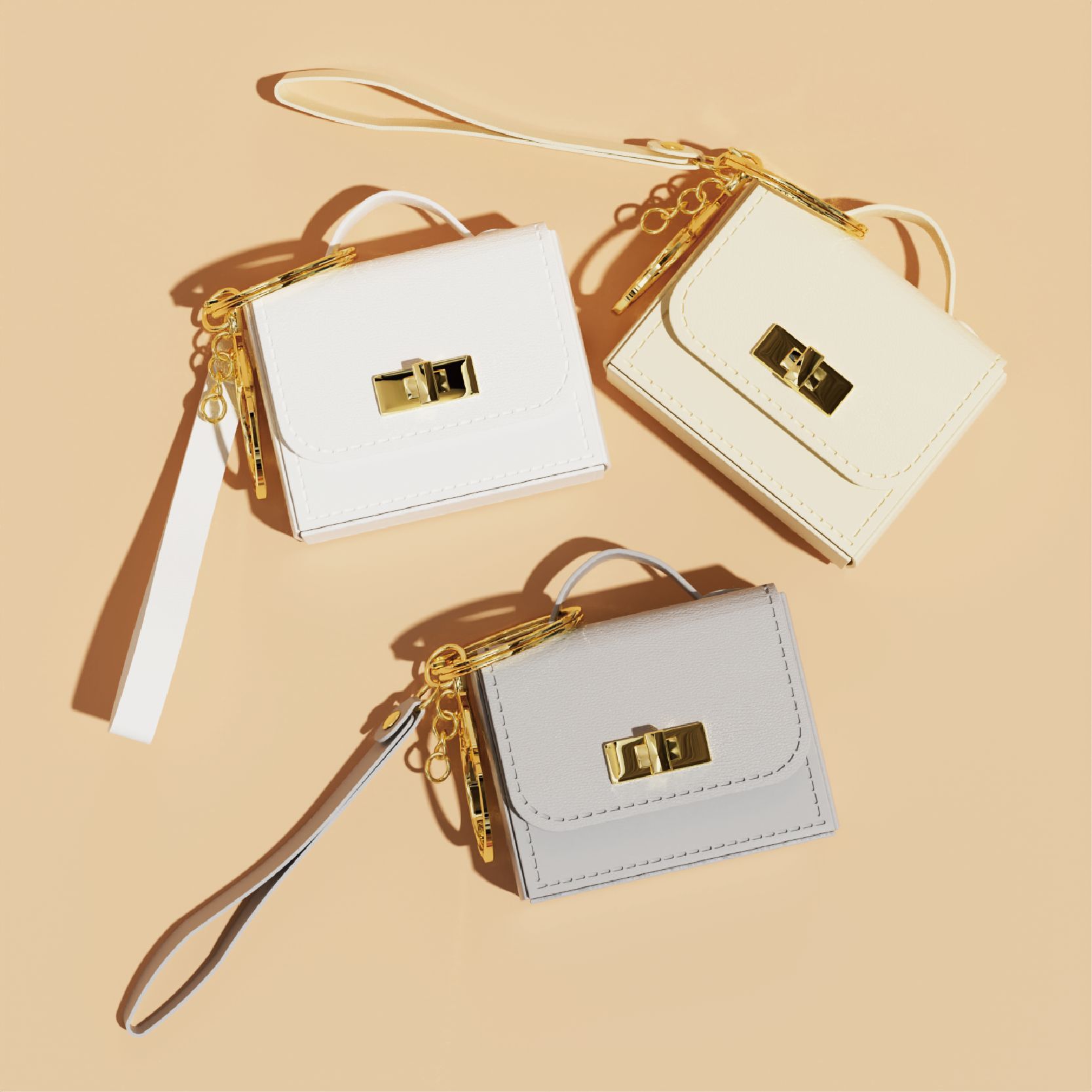 Mini Key Chain Pouch Leather H - огляд і ціна Women'S Ysl Fashion