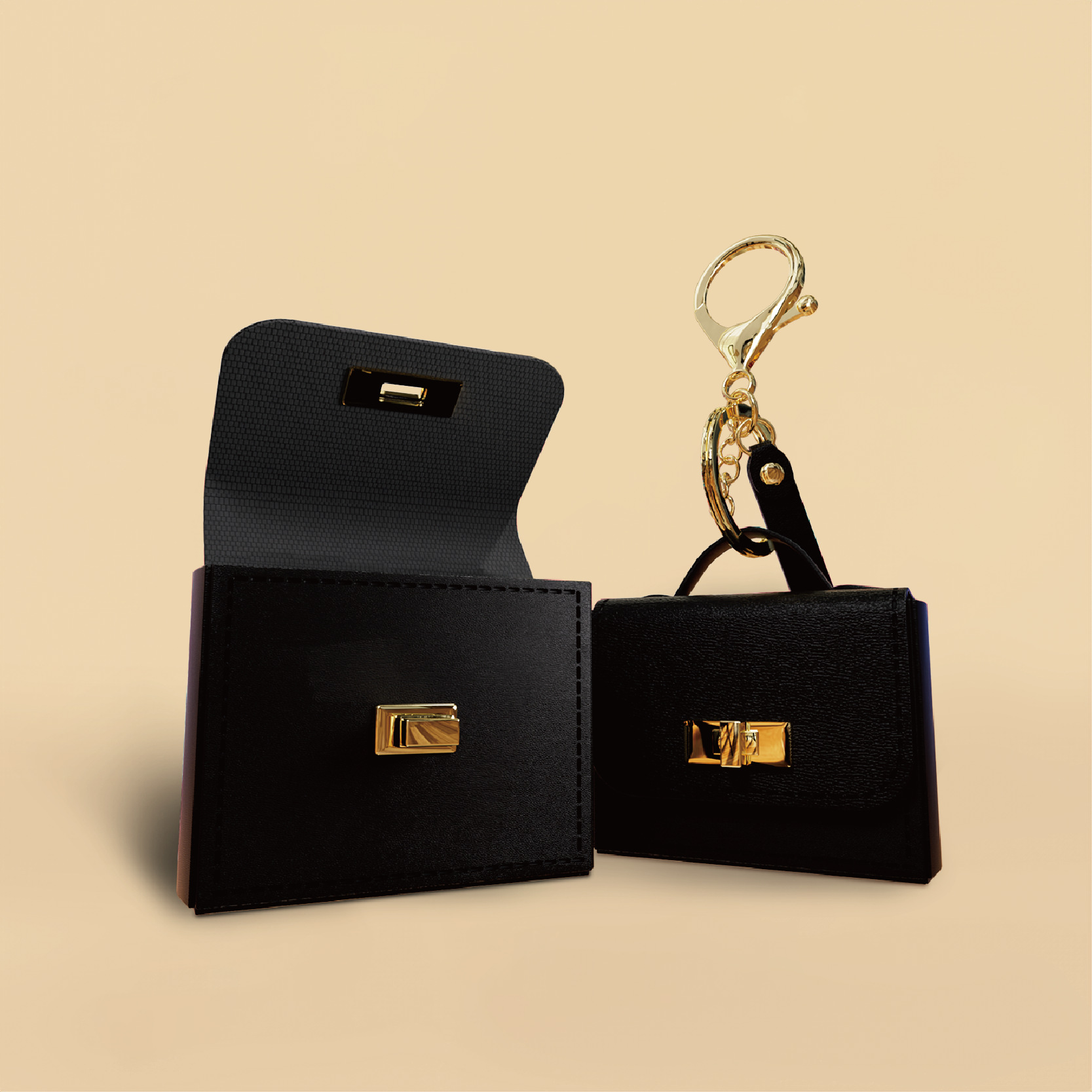 Mini Key Chain Pouch Leather H - огляд і ціна Women'S Ysl Fashion