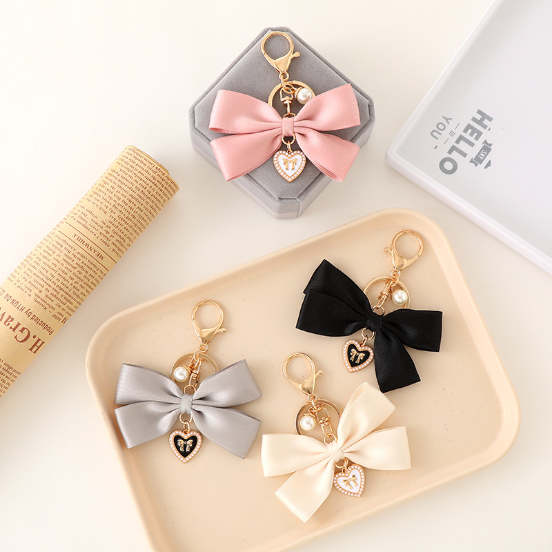 Fabric Ribbon Bow Pendant Styl - огляд і ціна Women'S Ysl Fashion