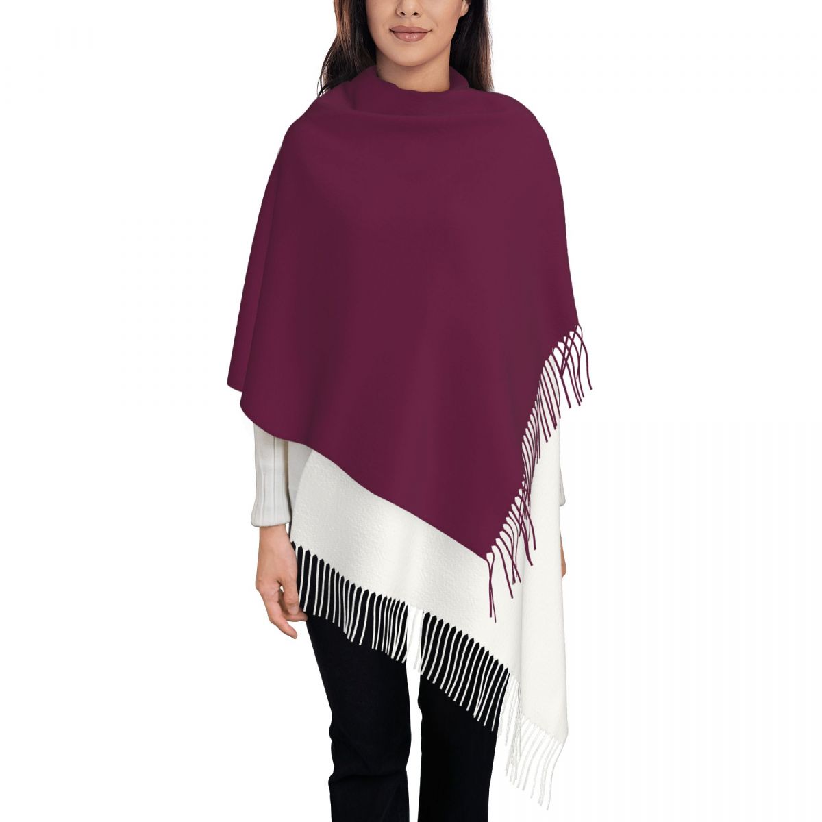 Qatar Flag Women's Tassel Shaw - огляд і ціна Women Fashion Qatar