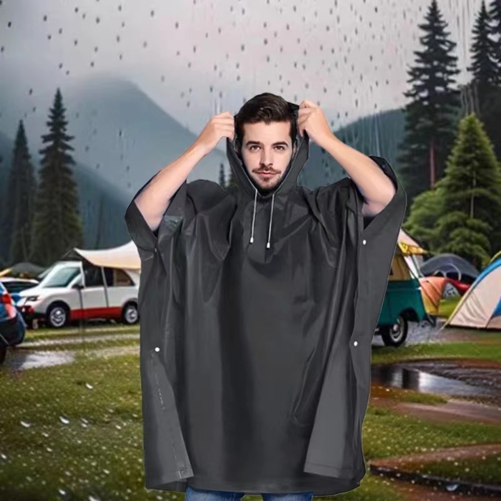 Black Fashion Adult Waterproof - огляд і ціна Women'S Fashion Raincoat